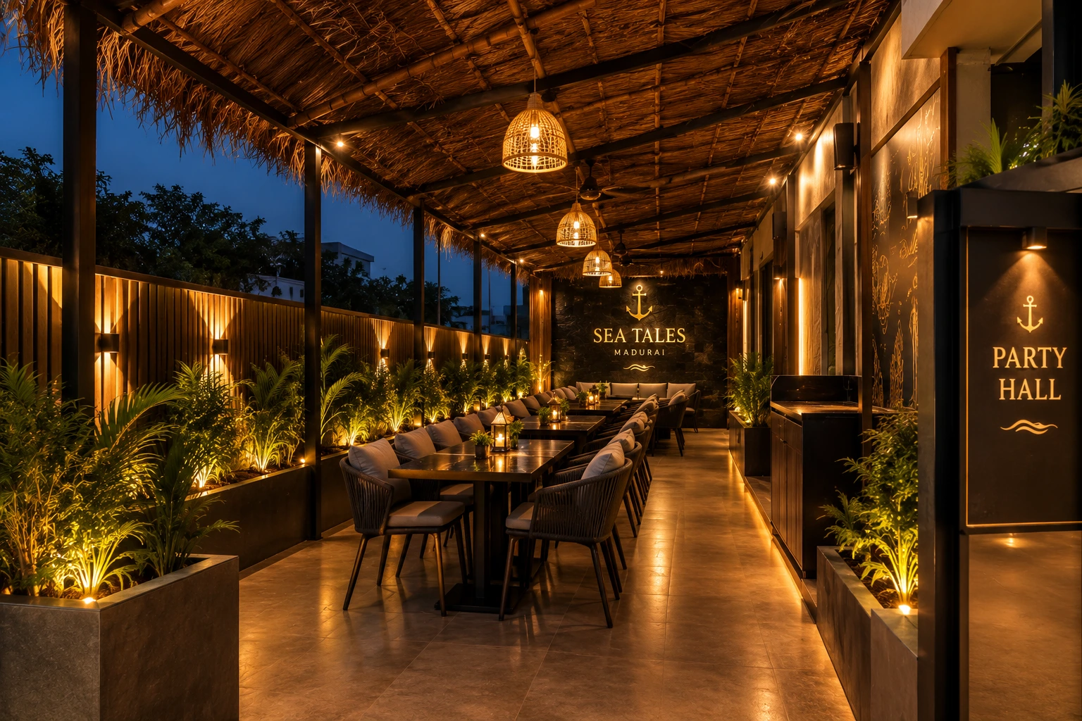 Celebration space at Madurai Sea Tales